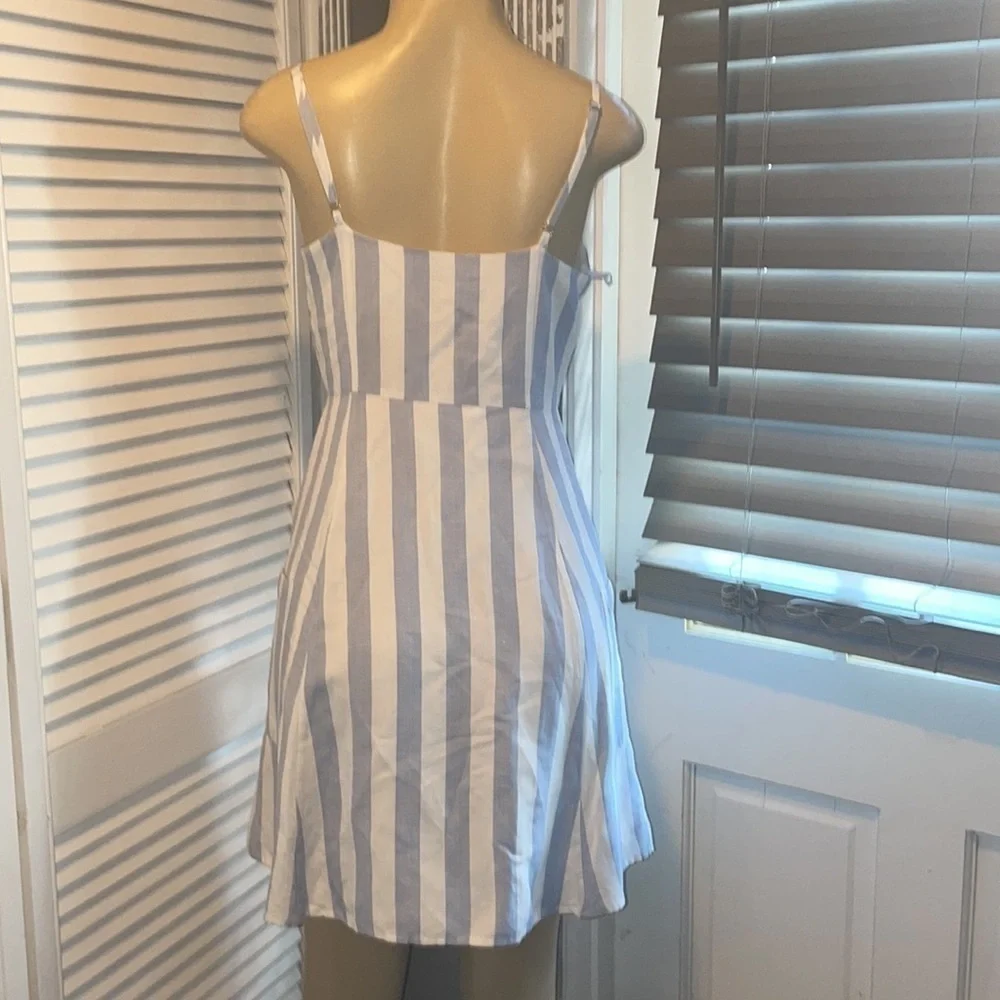Rails Aurora Merriell Blue White Stripe Dress Size S - Picture 7 of 12